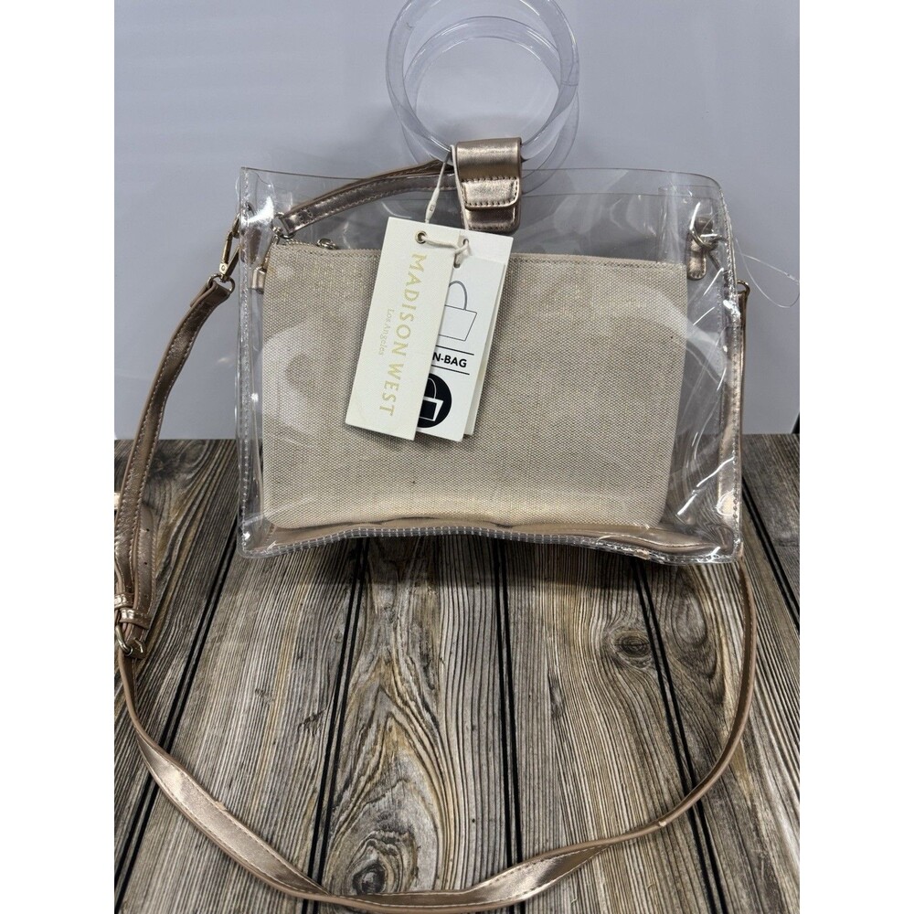 Madison West *The Perfect Clear Bag* NWT Crossbody Meets Security Requirements